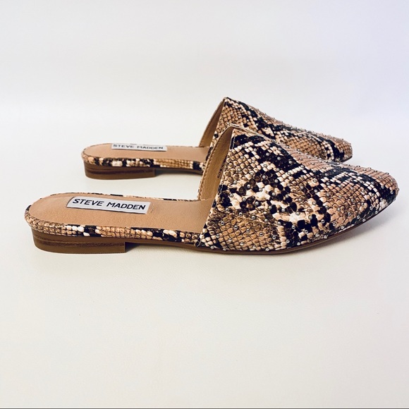 Steve Madden Ally Mule Slip On in Tan Snack - Picture 5 of 10